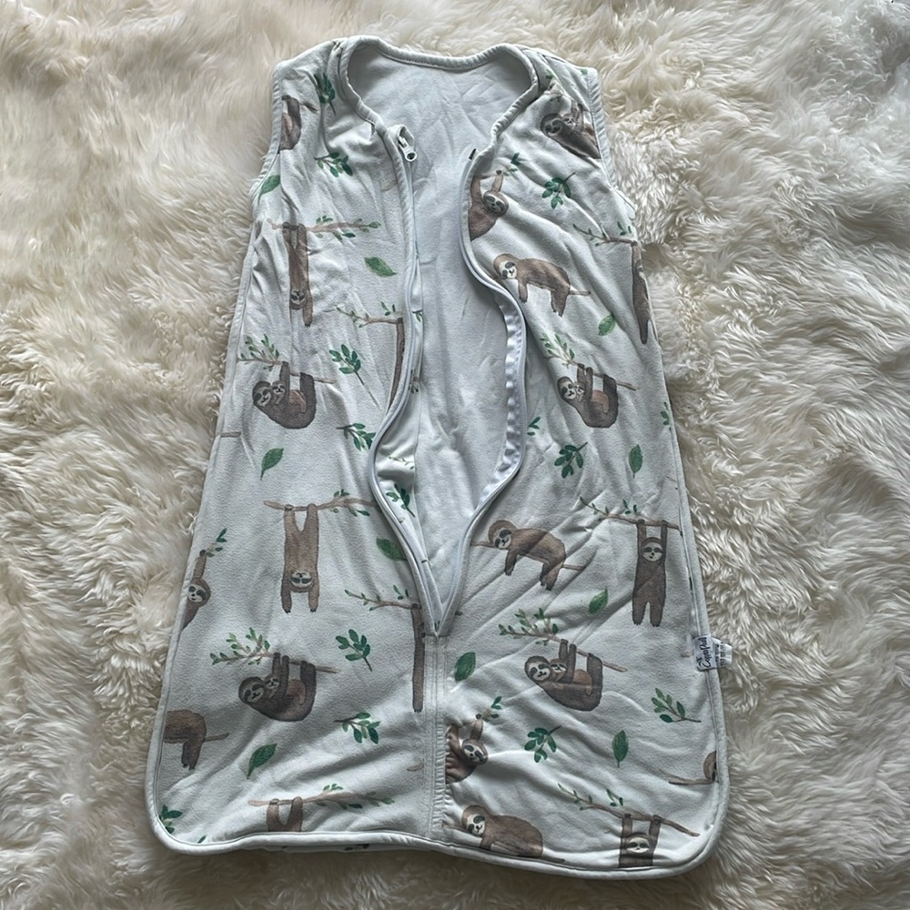 Copper Pearl Noah print 6-12mo sleep sack